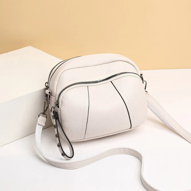 PU Leather Casual Crossbody Bag Shell Purse Handbag Luxury Design Shoulder Bags