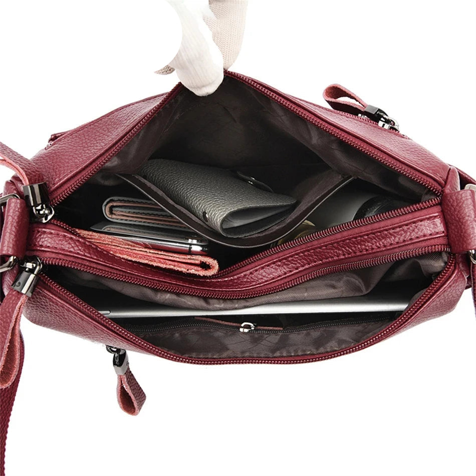 Genuine Brand Leather Sac Luxury Handbags Women Bags Shoulder Messenger Bags