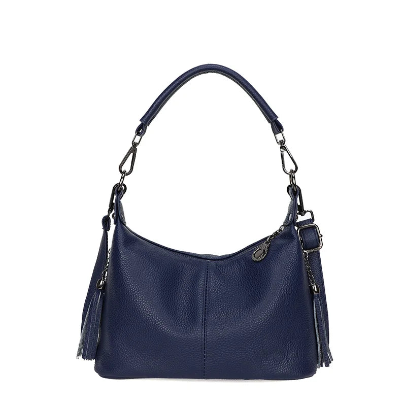 Vintage Genuine Leather Ladies Handbag Luxury Shoulder Bag