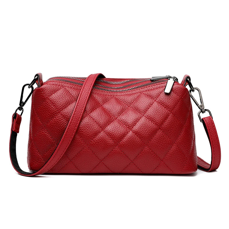 Genuine Leather Tote Luxury Soft Shoulder Crossbody Bag