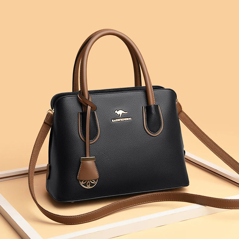 Retro Leather Bag Ladies Purse Handbag Luxury Design
