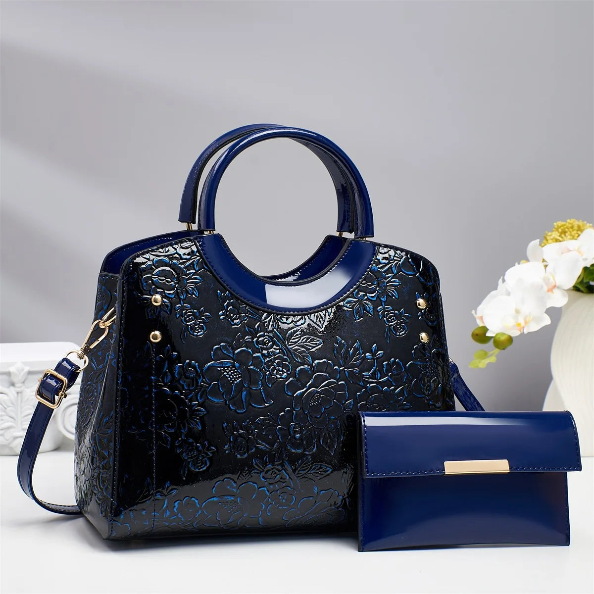 Casual Tote Bag Luxury Leather Handbags Purse Messenger Bag