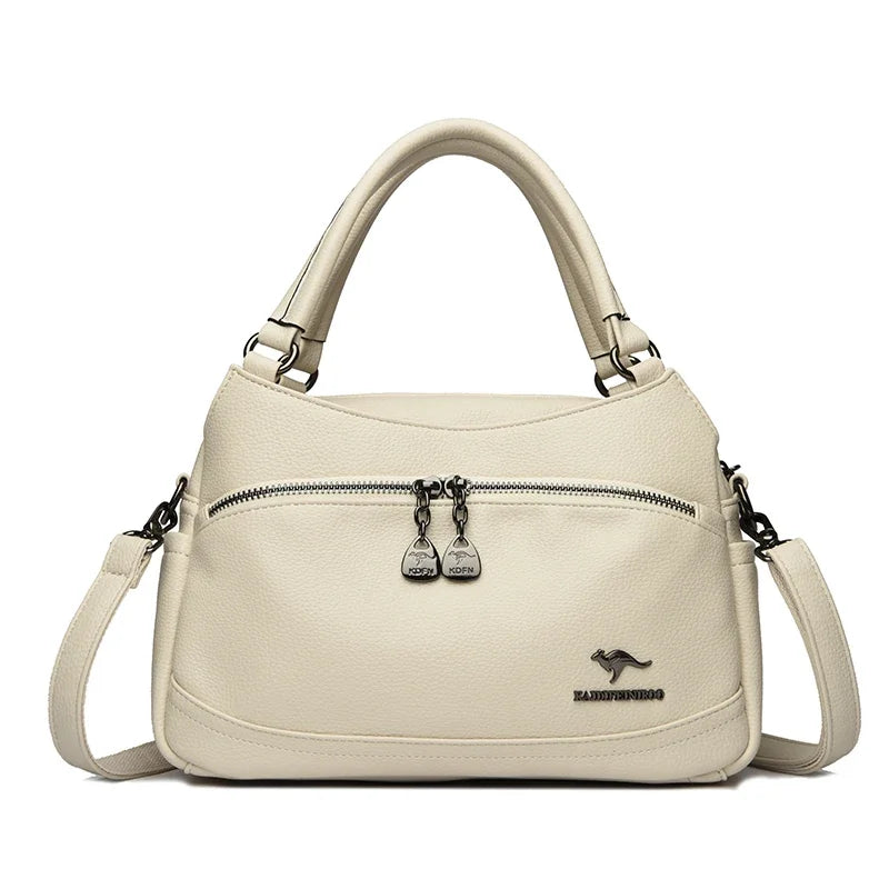 Women's Handbags Trendy Design Leather Shoulder Bags Luxury Style Large Capacity Sac