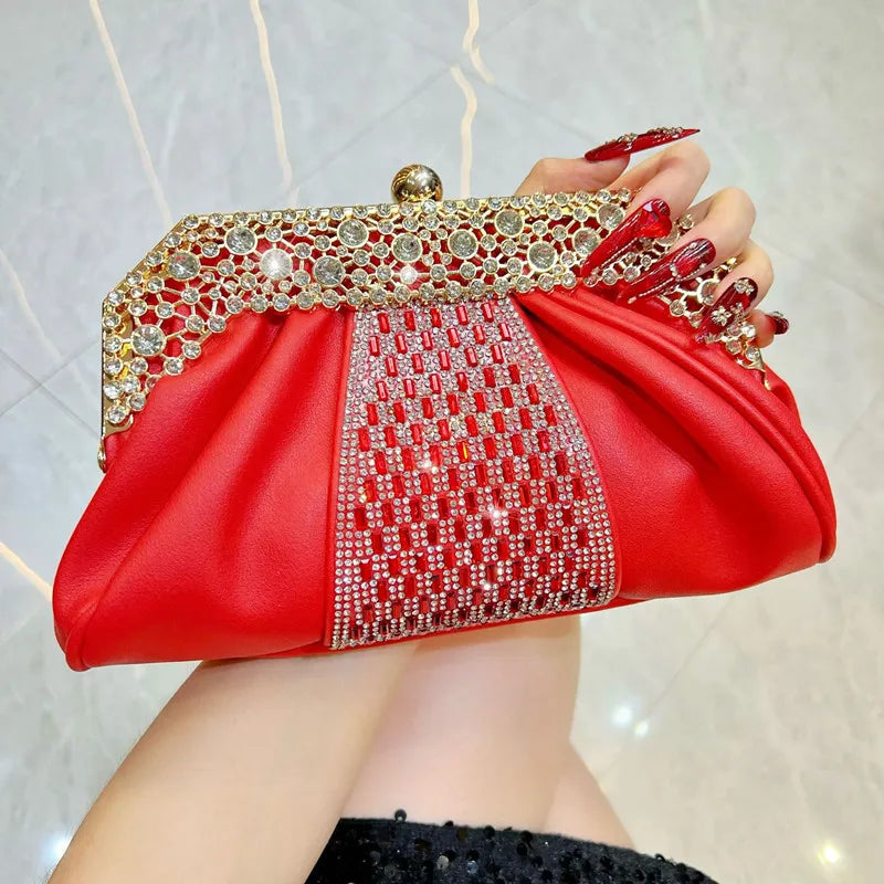 Vintage Brand Dimond Evening Bag Luxury Shoulder Crossbody Bag