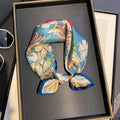 100% Real Silk Scarf Print Bandana 53cm Square Scarves