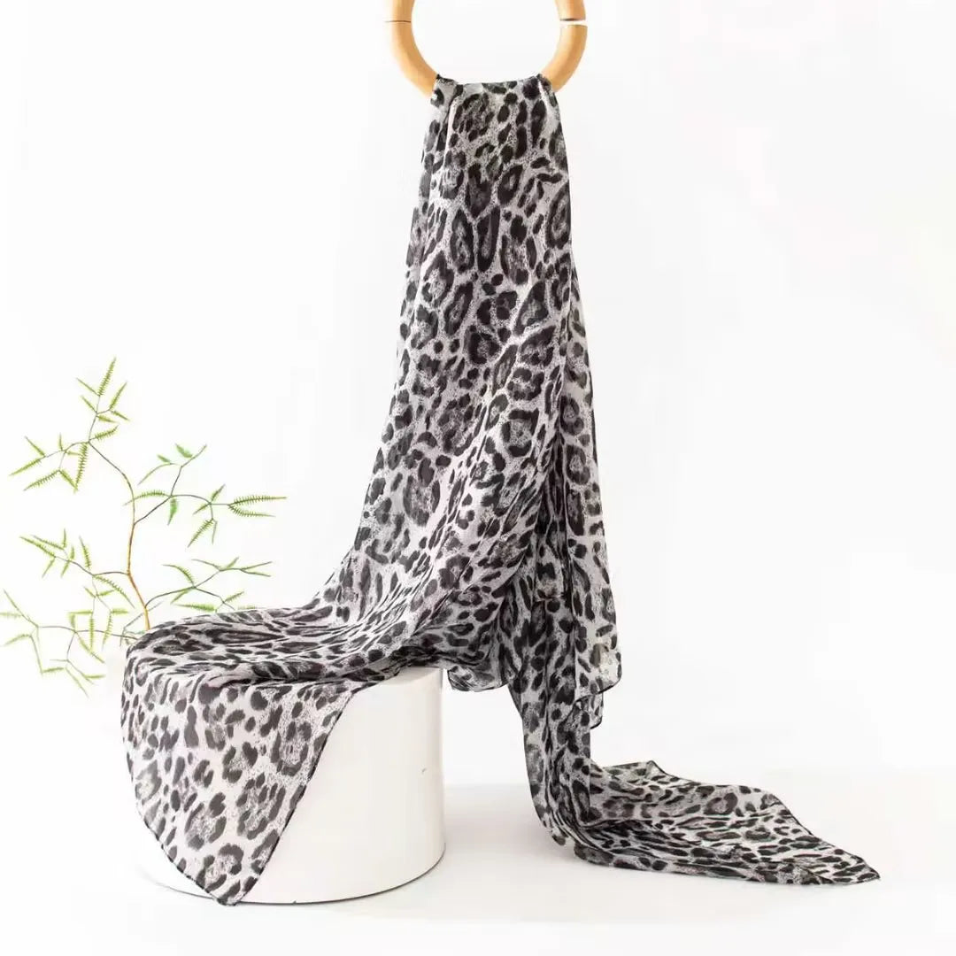 Luxury 100% Mulberry Silk Scarf Thin Breathable Shawl