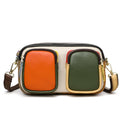 High Quality Thick Genuine Leather Multiple Pockets Messenger Bag