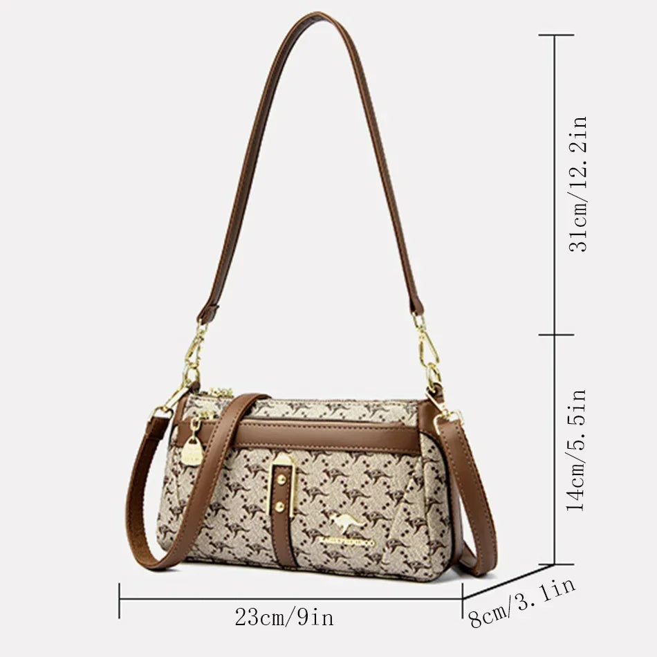 Women Fashion Printed Purses and Handbags Luxury Designer Shoulder Crossbody Bags
