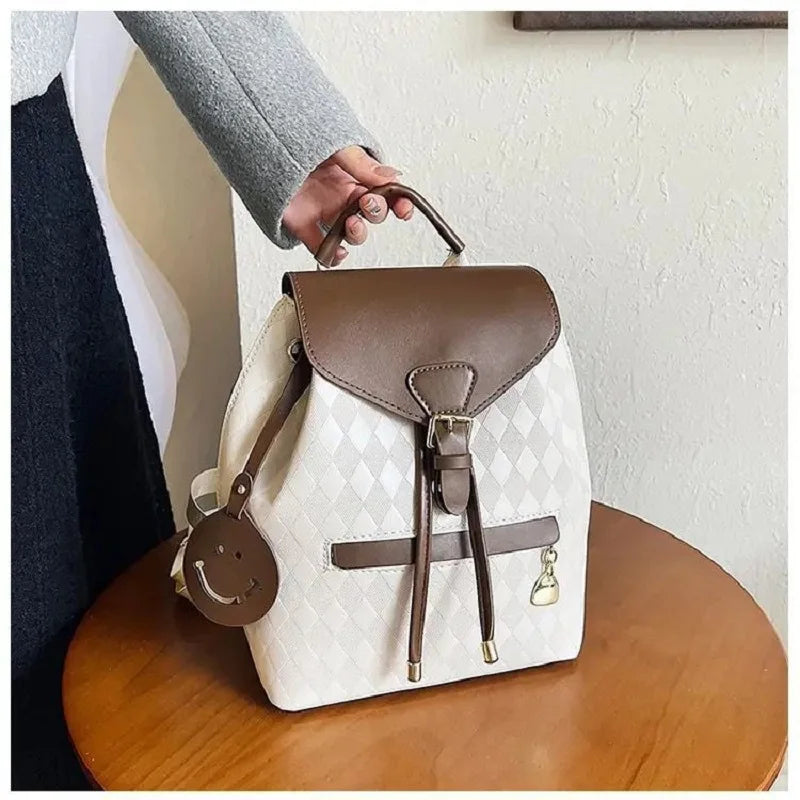 Women Backpack Soft Pu Leather Casual Multifunctional