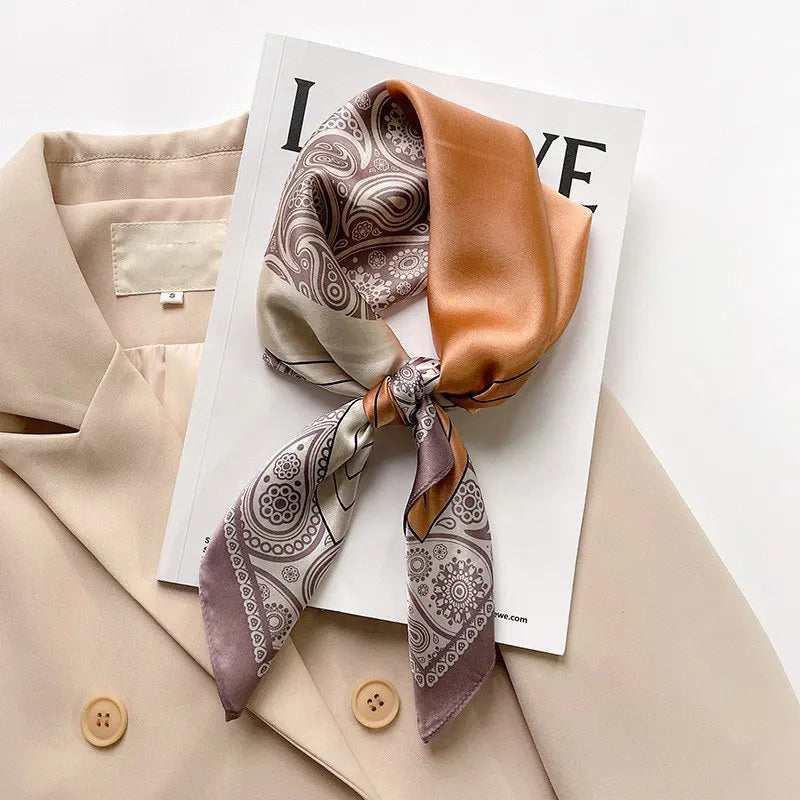 100% Silk Scarf Elegant Luxury High Quality Fashion