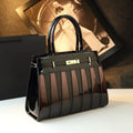 Fashionable color-block high-end single shoulder crossbody bag