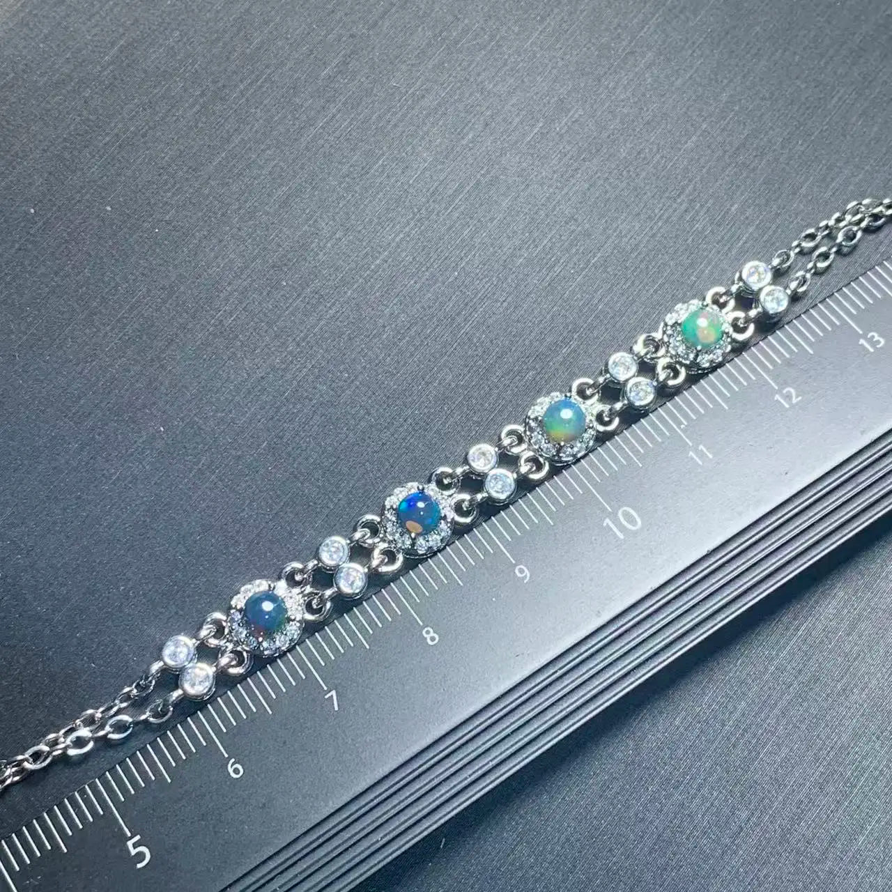 Gorgeous Color Natural Opal Bracelet Jewelry