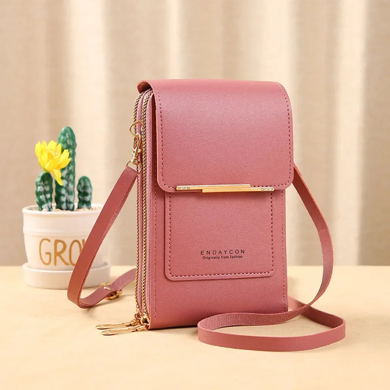 Crossbody Shoulder Bag Wallet Touch Screen Cell Phone Purse