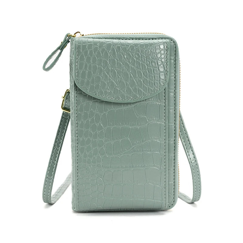 Crossbody Cellphone Purse Phone Bags Ladies Mobile Shoulder Wallet PU Leather