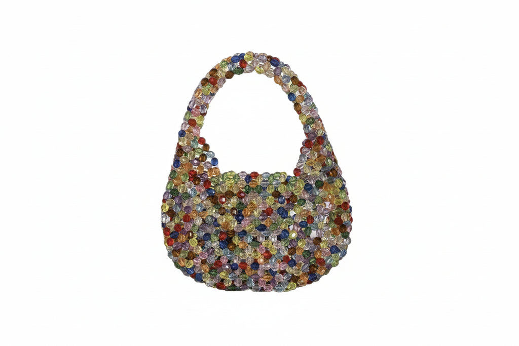 Sweet Design Fashion Handmade Bead Woven Handbag
