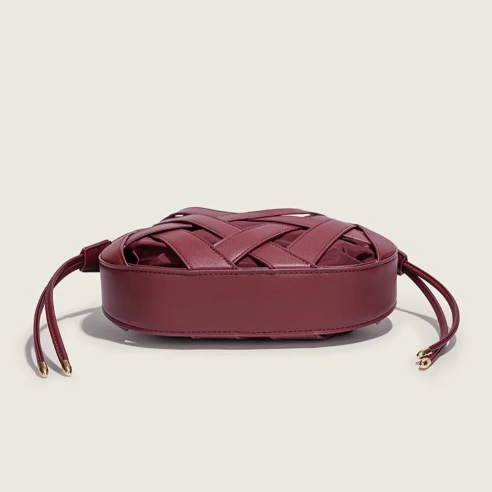 Hollow Woven Nest Bag Unique Premium Textured Shoulder Bag