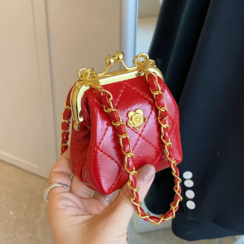 Super Mini Crossbody Bag Luxury Design Coin Purse