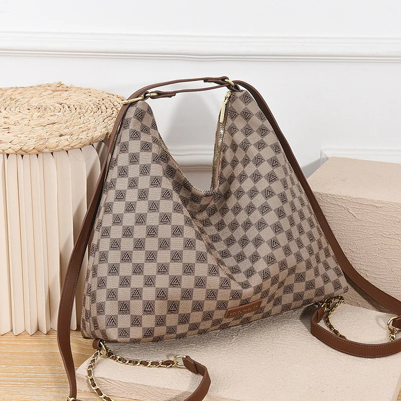 Large Capacity Tote Bag Double Shoulder or Single Shoulder Crossbody Underarm Bag