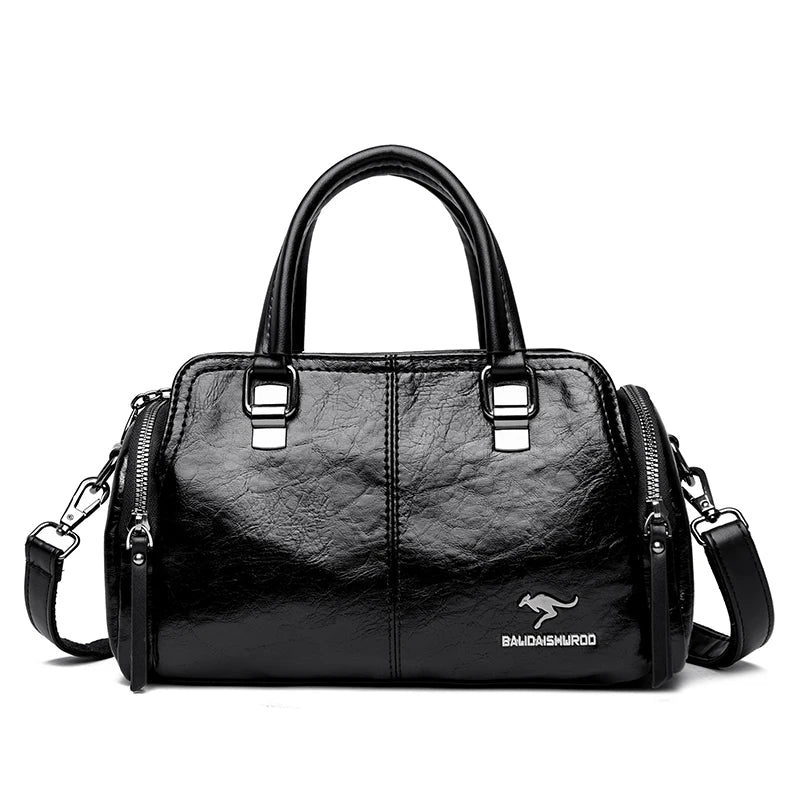High Quality Leather Handbags Crossbody Shoulder Bags Casual Large Capacity Tote