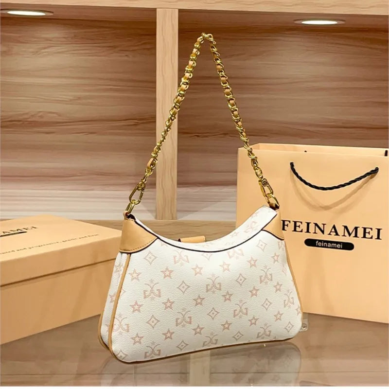 Light luxury brand women's chain underarm bag fashion design
