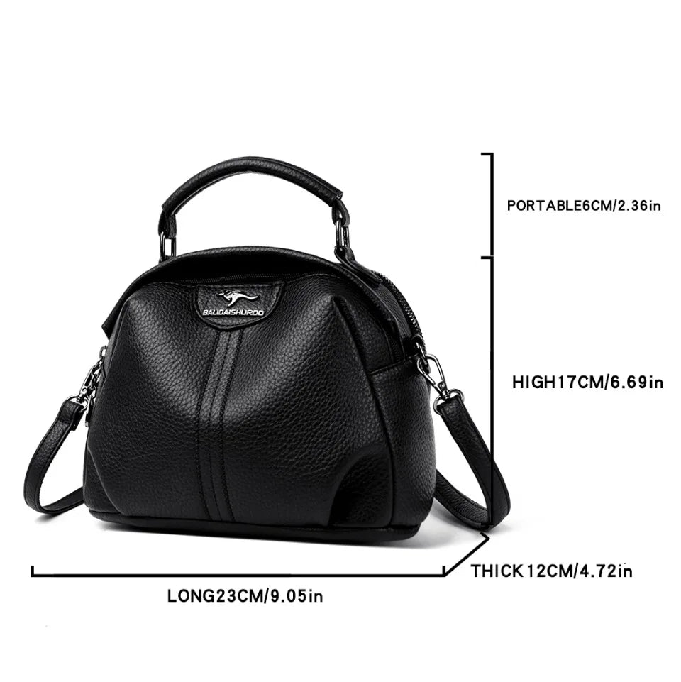 Luxury Handbags Women Bags Soft Leather Shoulder Crossbody Bag Female Handbags