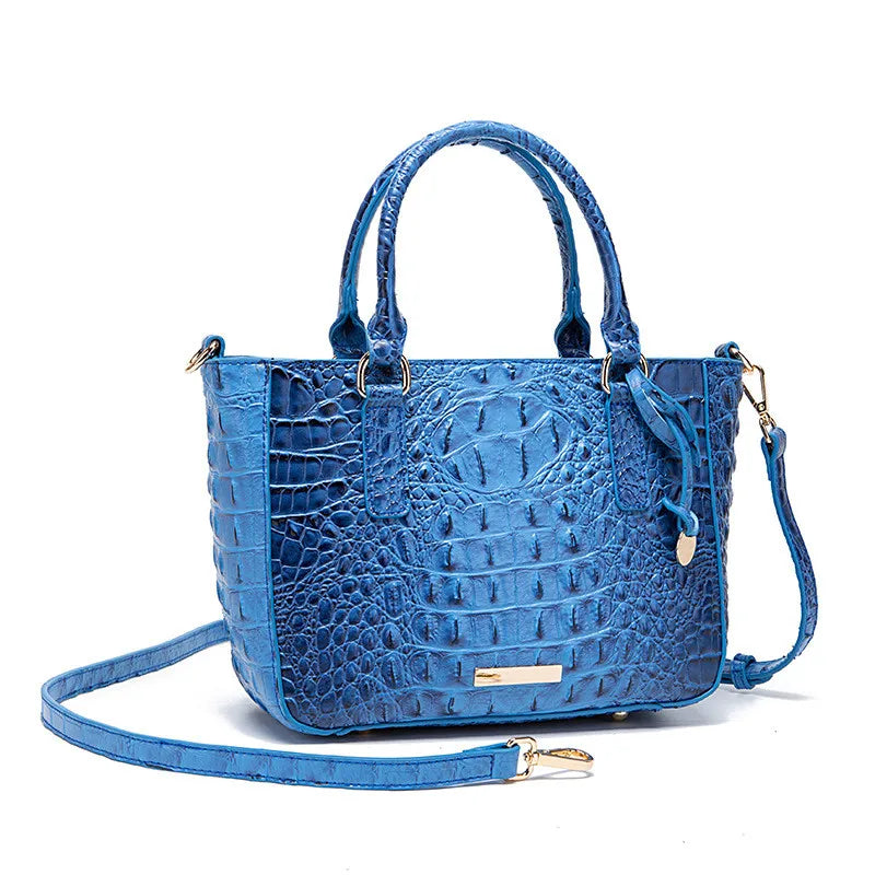 Crocodile Pattern Crossbody Bag Fashion Design Luxury Bag