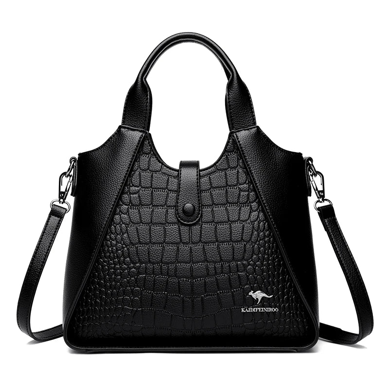 Fashion Trend Women's Handbag High Quality Soft Leather Shoulder Tote Bags