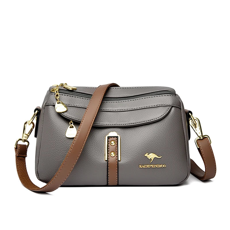 Top Quality Leather Luxury Handbag Shoulder Crossbody Bag