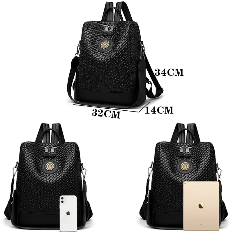 Luxury Women's Designer Brand Backpack Large Capacity Bag