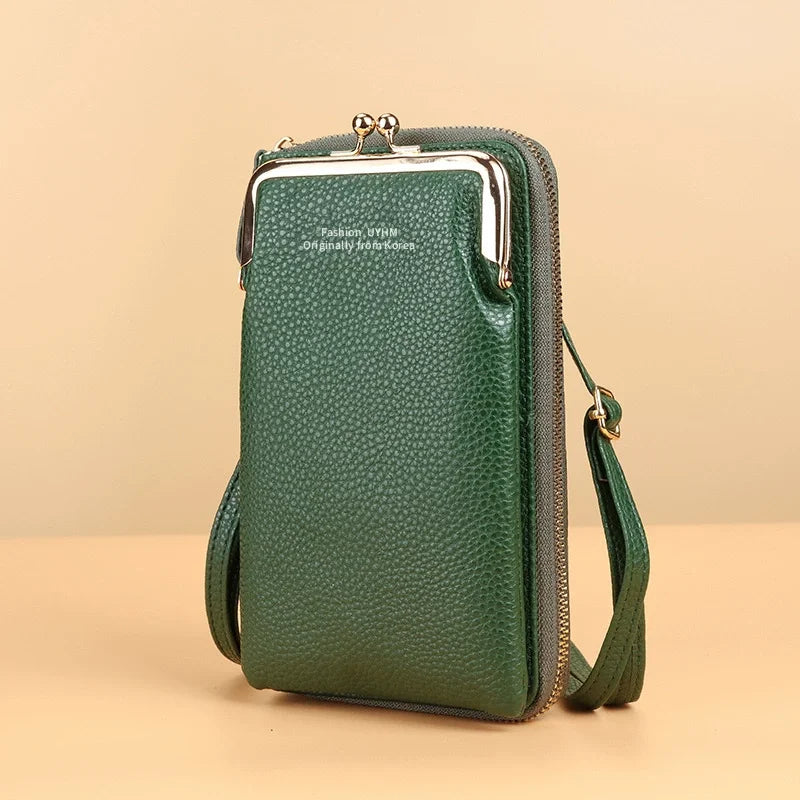 Fashion Small Crossbody Phone Pouch Bags Mini Leather Wallet
