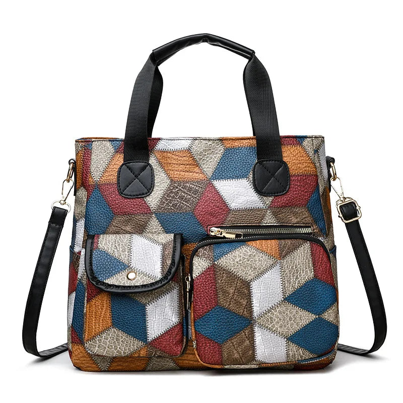 Women's Handbag Shoulder Bag Fashion Purse Vintage Leather Bag Large Capacity