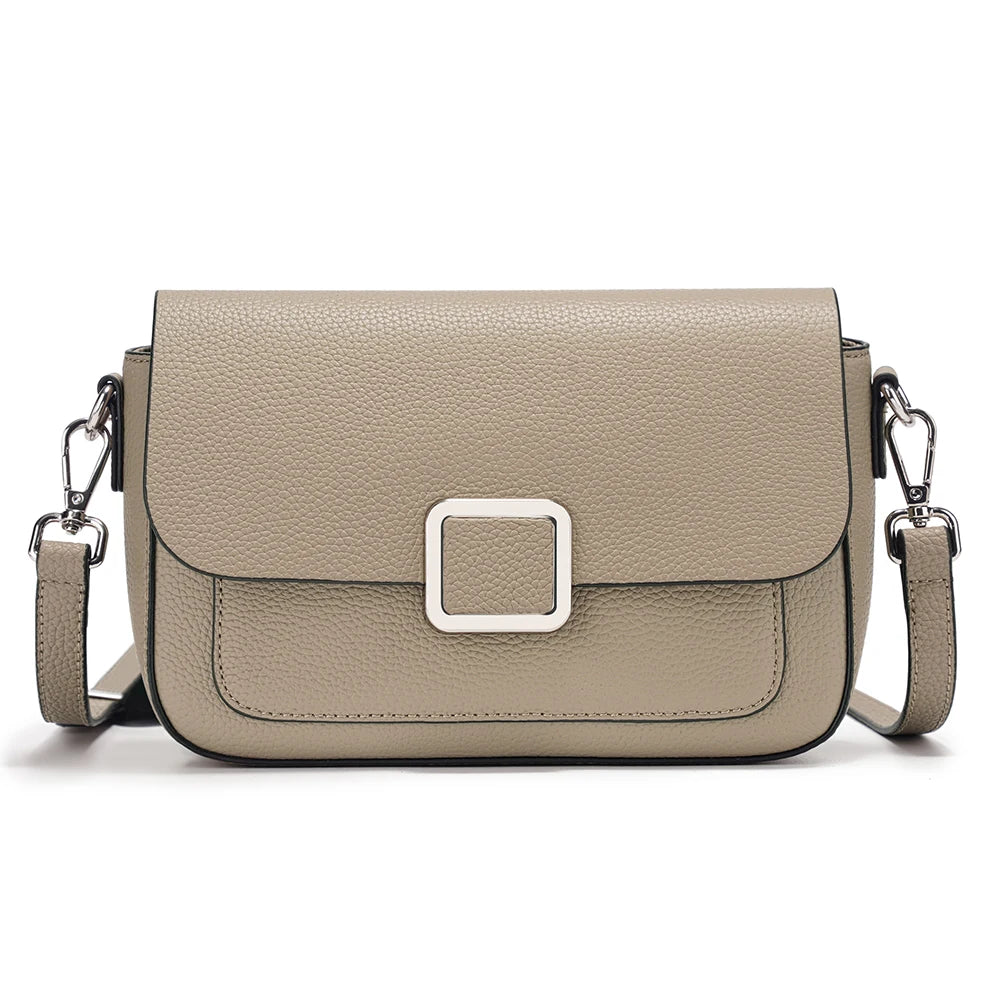Premium Design Arm Bag Genuine Leather Bag Fashion Square Shoulder Crossbody Bag