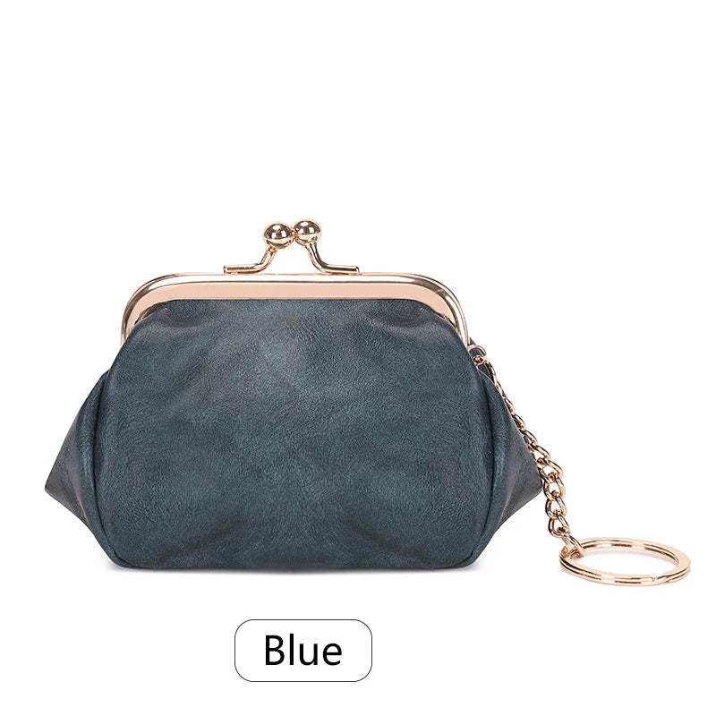 Retro mini lock clip coin purse daily portable cute handheld bag