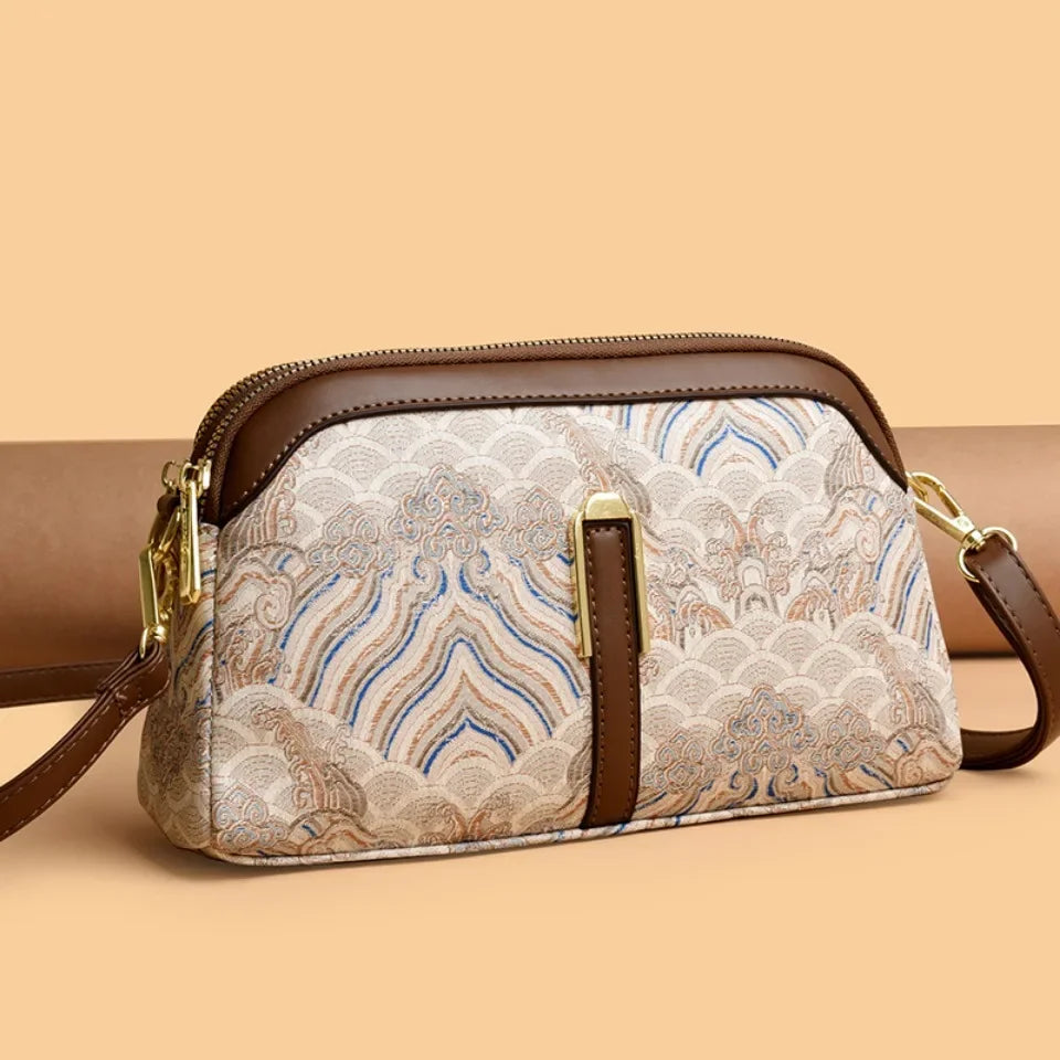 Luxury Design Shoulder Bag Fashion Print Purse Ladies High Quality Leather Bag