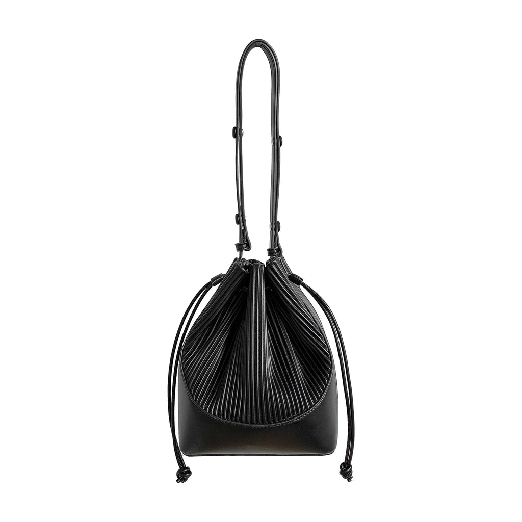 Luxury Fashion Pleated Bucket Shoulder Crossbody Bag