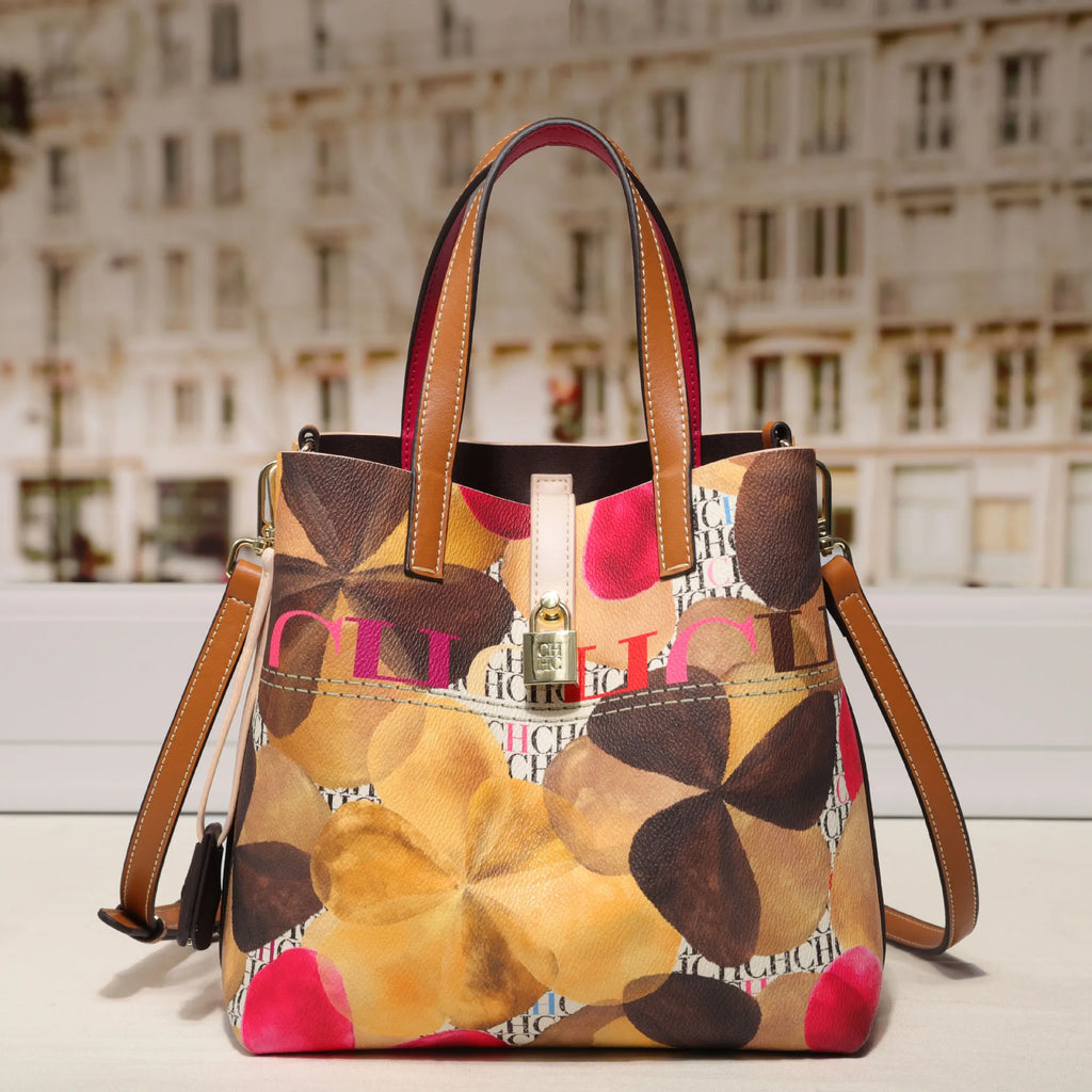 Women Crossbody Bag Fashion Print Design Multi-function Shoulder Bag Luxury Tote