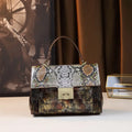 Luxury Design High Quality Fashion Crocodile Snake Print Handbag