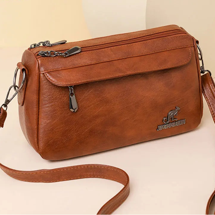 Women Bag Vintage Crossbody Bag Fashion Shoulder Bags PU Leather luxury Design