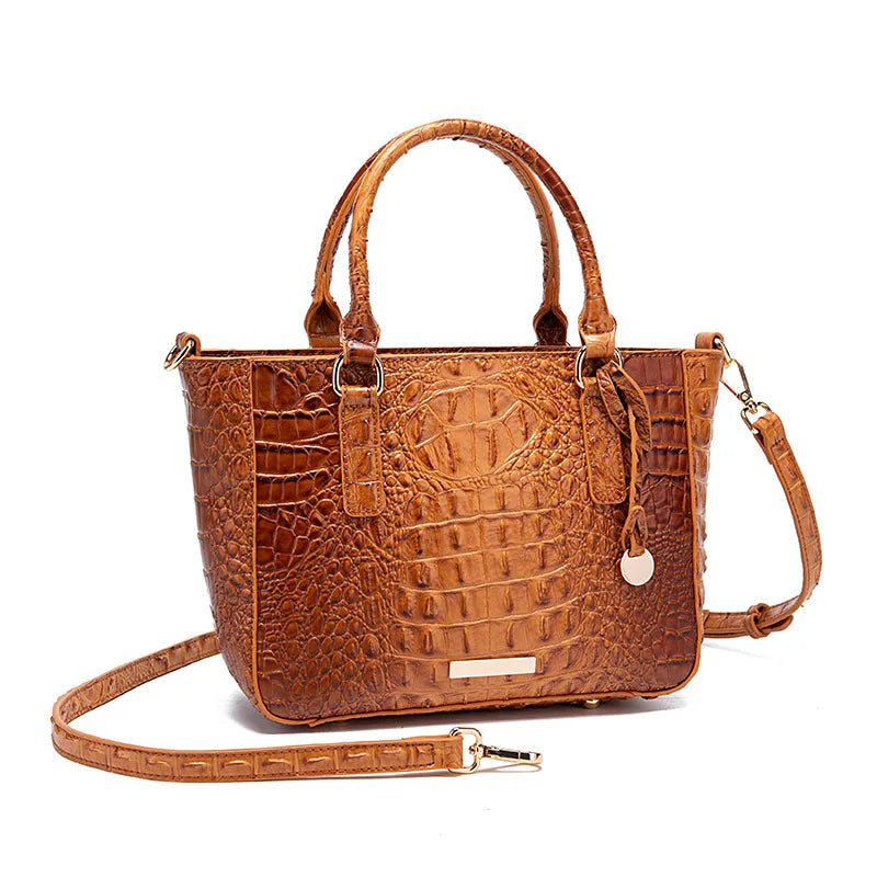Crocodile Pattern Crossbody Bag Fashion Design Luxury Bag