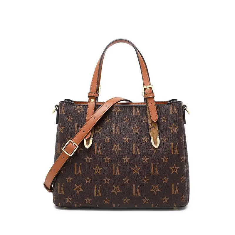 Classic Luxury Tote Elegant Vintage Leather Shoulder Bag