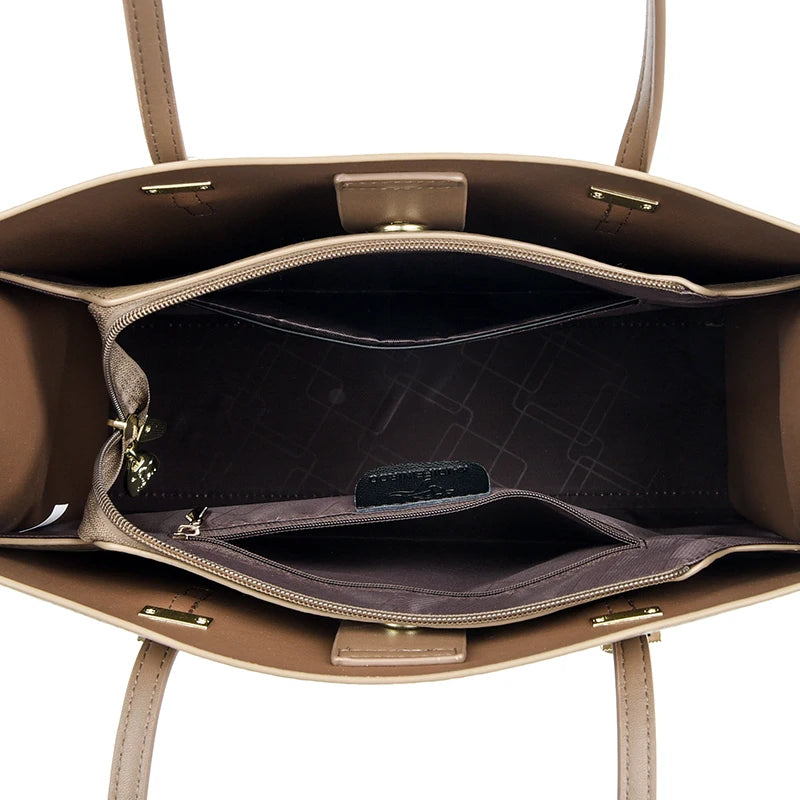 Large Capacity Tote Bags High Quality Soft Leather Luxury Handbag