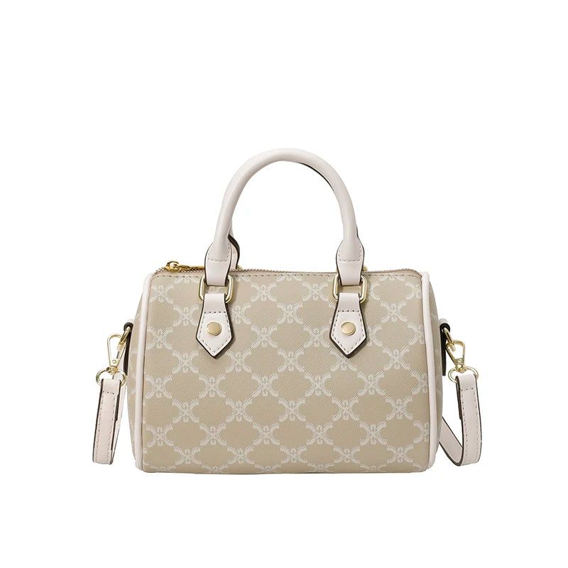 Vintage Paris Inspired Design Stylish Leather Crossbody Handbag