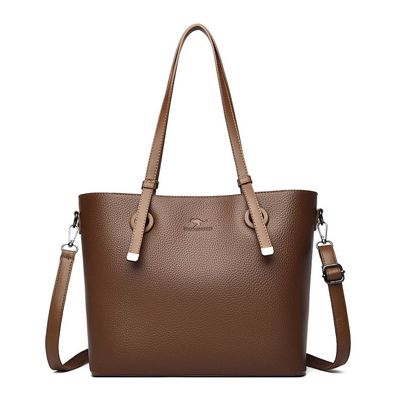 Women Soft Leather Handbags Luxury Shoulder Crossbody Bag