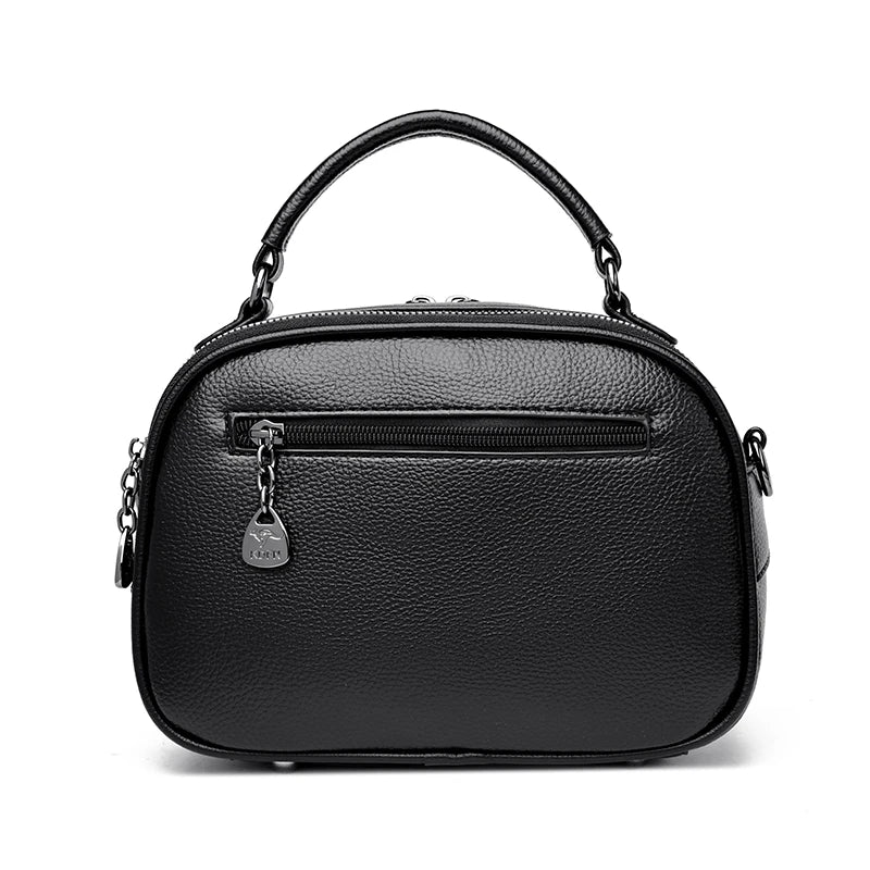 Luxury Brand Shoulder Bag Casual Large Capacity Soft Leather Sac