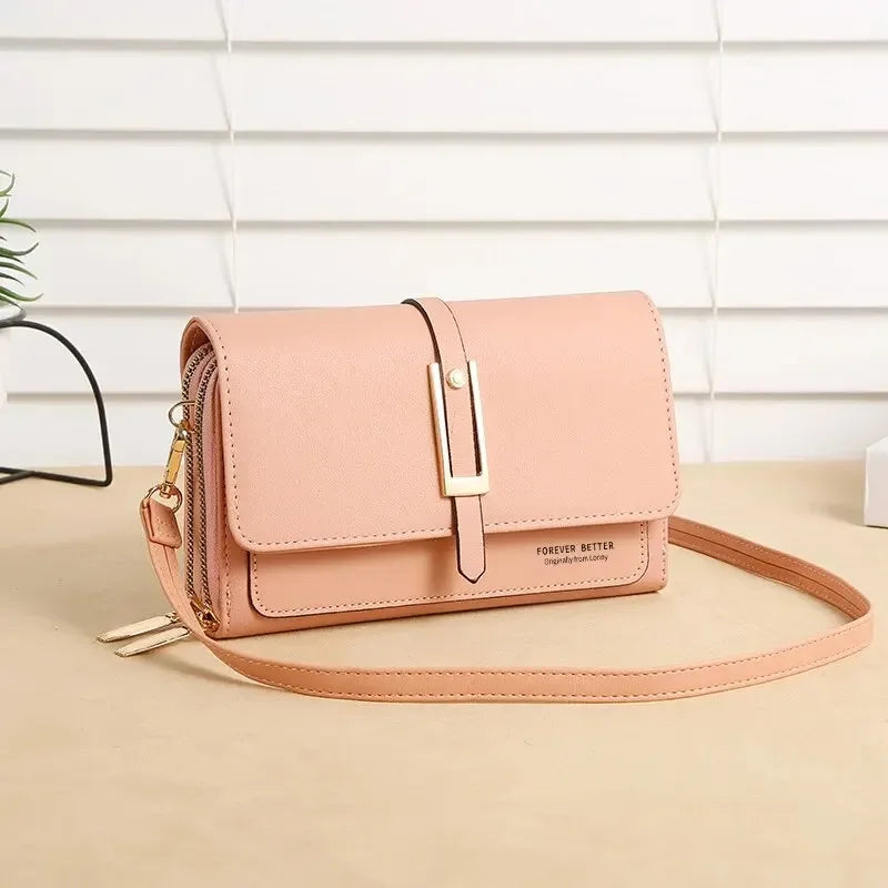 PU Women's Mobile Phone Bag Fashionable Multifunctional Women's Bag Trendy