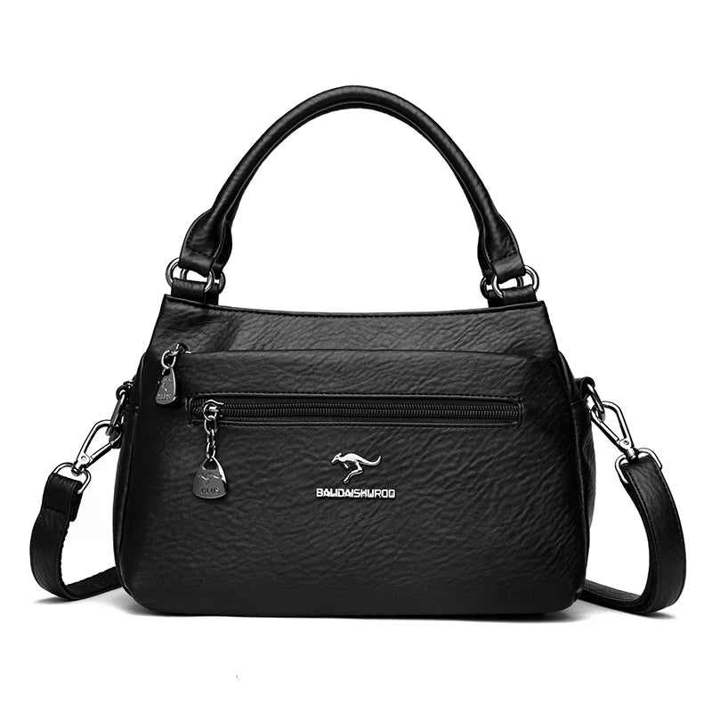 Bag Design Fashionable Shoulder Messenger Bags Luxury Soft Leather Crossbody Sac