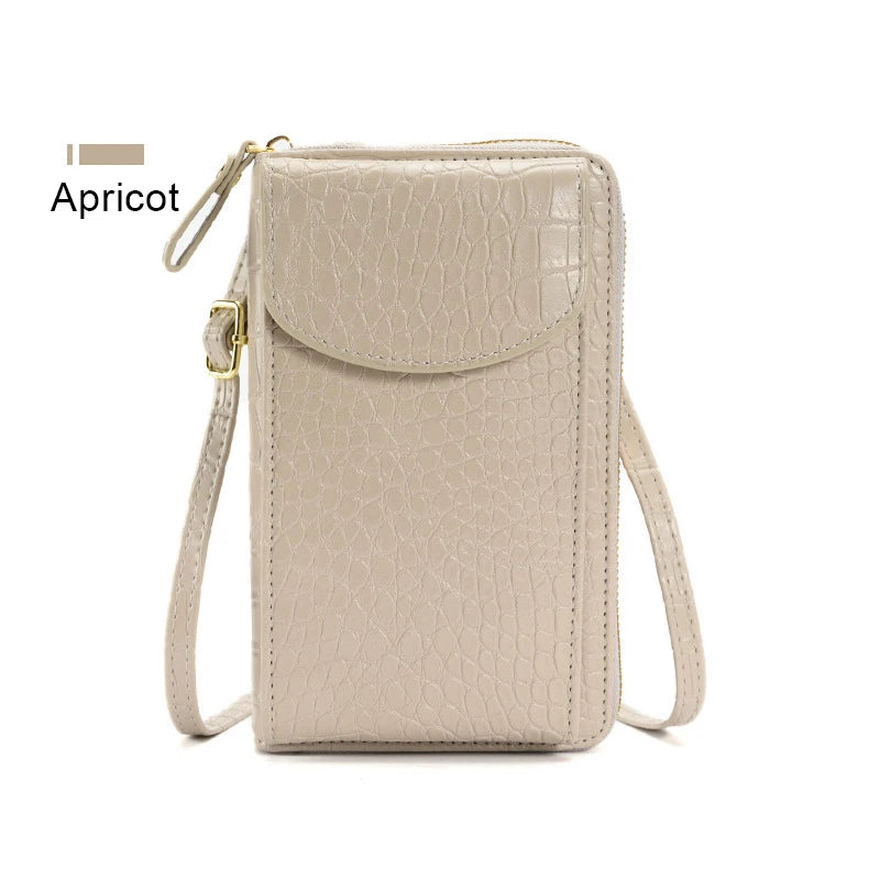 Crossbody Cellphone Purse Phone Bags Ladies Mobile Shoulder Wallet PU Leather
