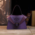 Luxury Design Cowhide High Quality Crocodile Print Handbag