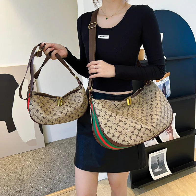 Niche dumpling women's bag large capacity fashion single shoulder crossbody bag