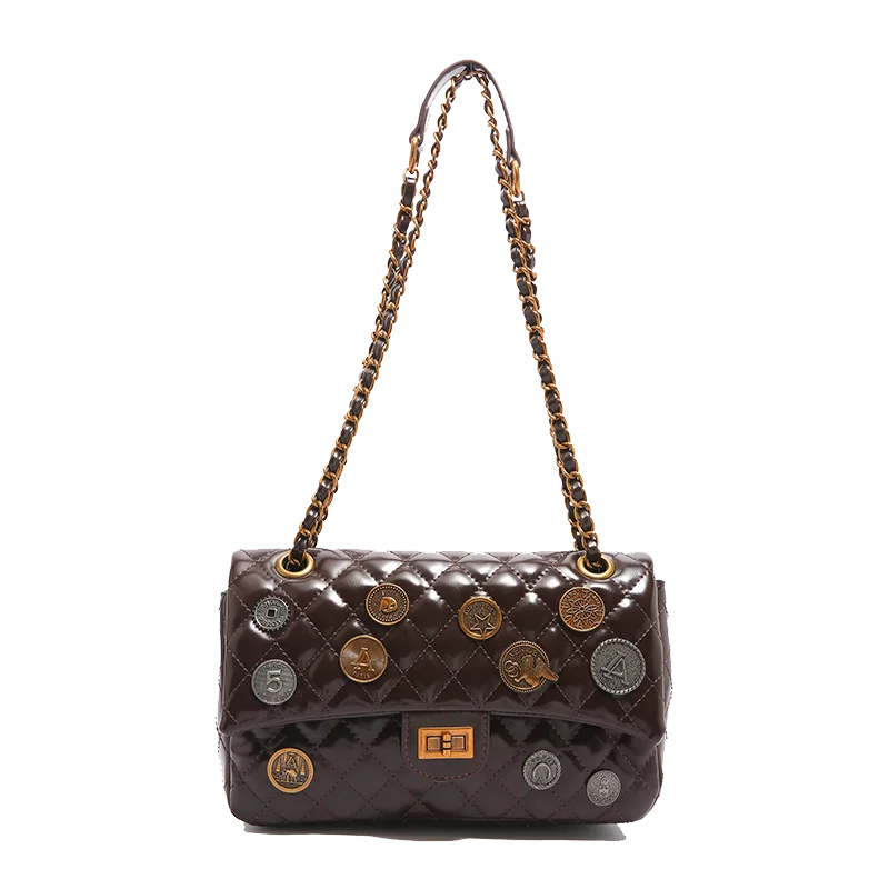 Stylish Leather Crossbody Bag for Women Ladies Luxury Brand Design Handbag